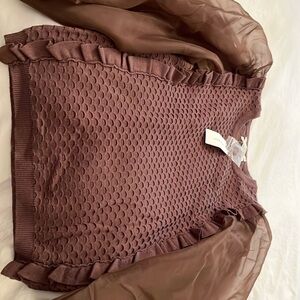 New with tags adorable Anthropologie top in women’s small.